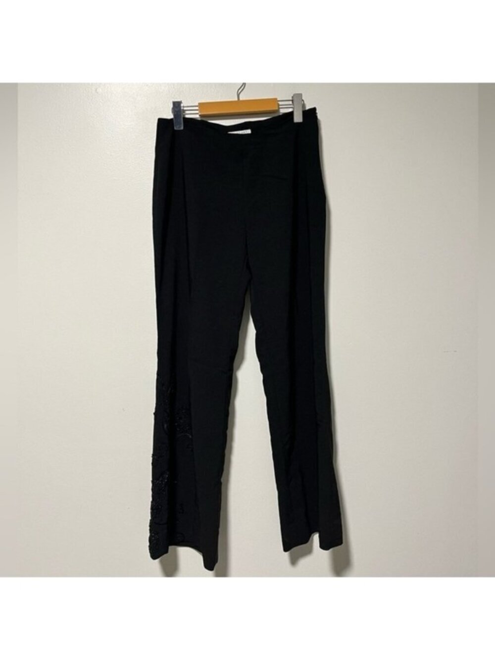 Smart Set Women’s Black Beaded Straight Pants – Size 9